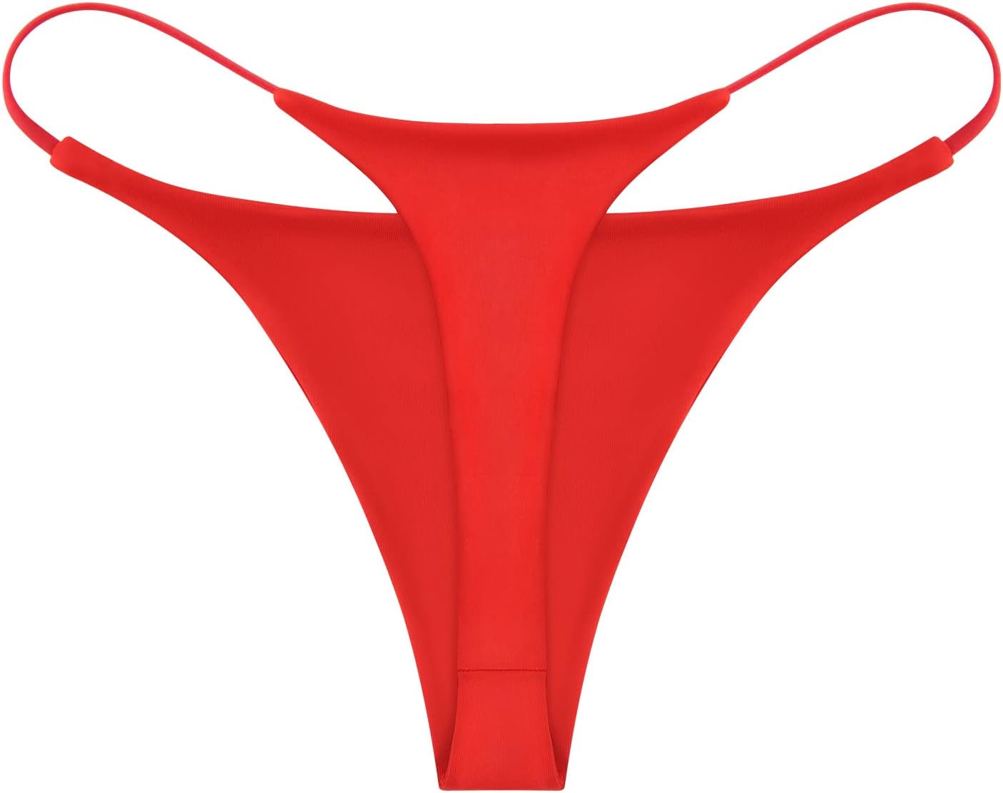 ETAOLINE Women's Thong Bikini Cheeky Bottom Solid G String Panties - Image 5