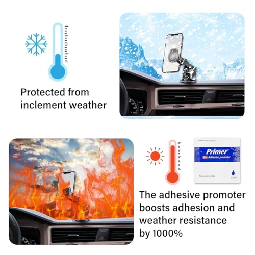 Image of Adhesive Sticky Pads, 4pcs Round 2.2 inch Heat Resistant Double-Sided Sticker Replacement,Double-Sided Adhesive Pads for Dash Cam