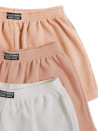 Image of SOLY HUX Women's Summer Shorts 3 Packs Casual Comfy Shorts Sets