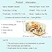 Spilay Dollhouse Miniature with Furniture,DIY Dollhouse Kit Mini Modern Kitchen Home Model with Music Box ,1:24 Scale 3D Puzzle Creative Room Toys Best Christmas Birthday Gift for Lovers and Children