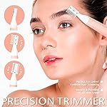VG VOGCREST Eyebrow Trimmer & Nose Hair Trimmer for Women, Precision Lady’s Clipper for Nose Eyebrow Ear Body Hair…