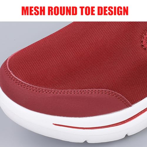 Women's Mesh Plush Slip-on Walking Mule Shoes Comfort Warm Plush Lining Lightweight Non-Slip Casual Flat Sneakers Winter Slippers Indoor Outdoor for Men and Women4