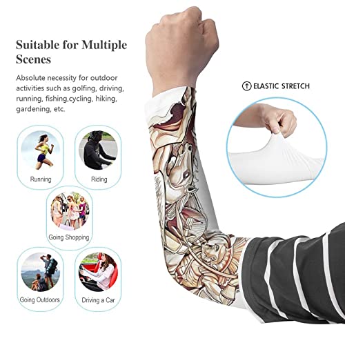 Manchons de bras de sport de compression et refroidissement soleil