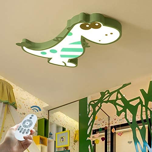 LED Dinosaur Ceiling Light Boy Bedroom Hanging Lamp Modern Interior Decoration Chandelier Kindergarten Dimmable Pendant Light Creative Living Room Bedroom Kinderzimmer Decorative Lighting 60cm/Green
