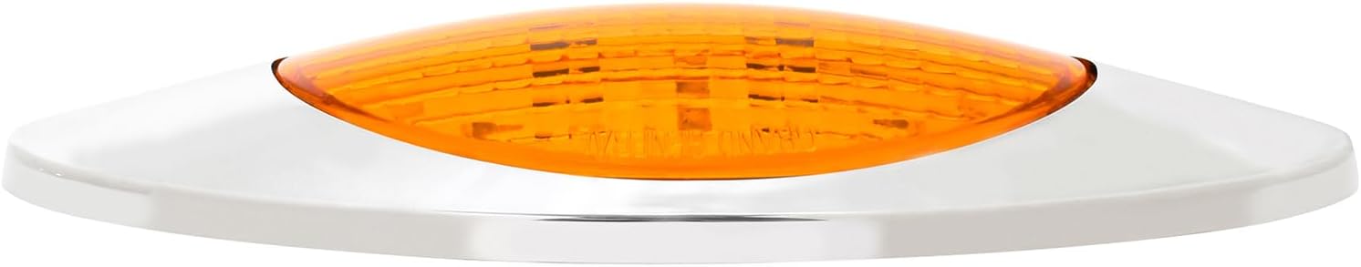 GG Grand General 77825 Oval Amber/Amber 4 LED Marker/Turn Light for FL Models
