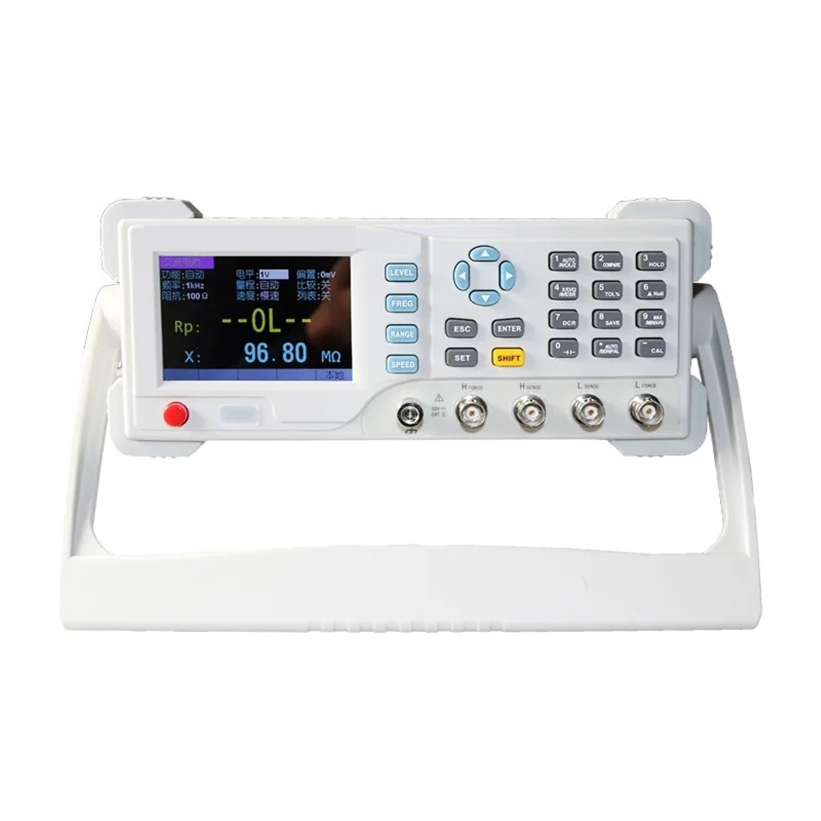 Medidor LCR profesional ET4510, comprobador digital de condensadores sobremesa, puente 10 Hz a 100 kHz, inspección