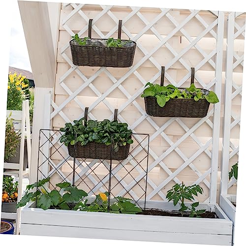 Support plante grimpante VICASKY pliable en fer noir installation rapide - 5