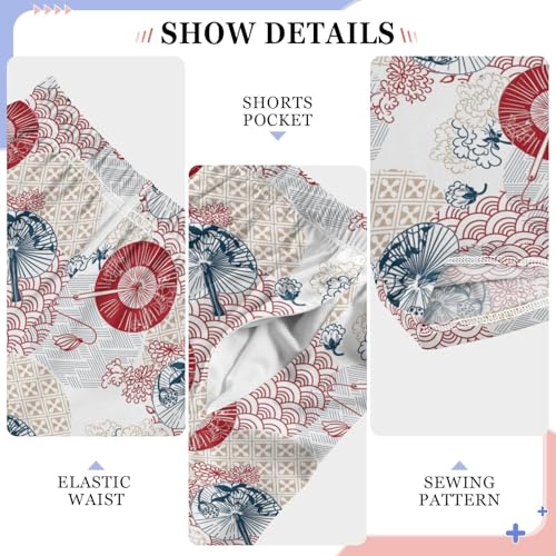 Clouds Wave Boys Long Pants Soft Trousers Elastic Waist Kids Lounge Bottoms with Pockets S-XL4