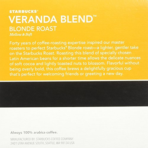 Image of Starbucks Veranda Blend Blonde, K-Cup 12-count