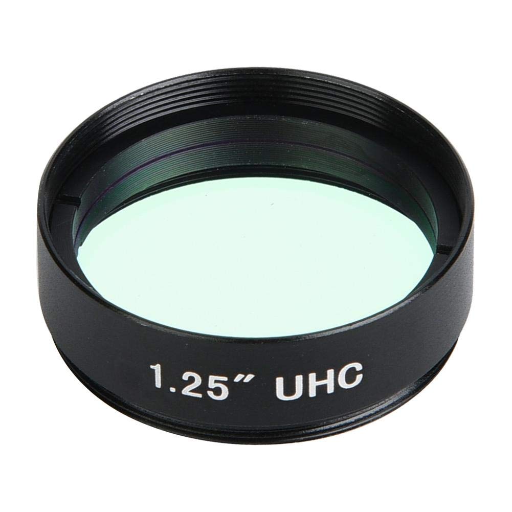 1,25 pouce 31,7 mm filtre UHC lentille d'inhibition de la pollution lumineuse pour télescope astronomique lentille oculaire monoculaire filetage standard en aluminium complet pour oculaire Optic