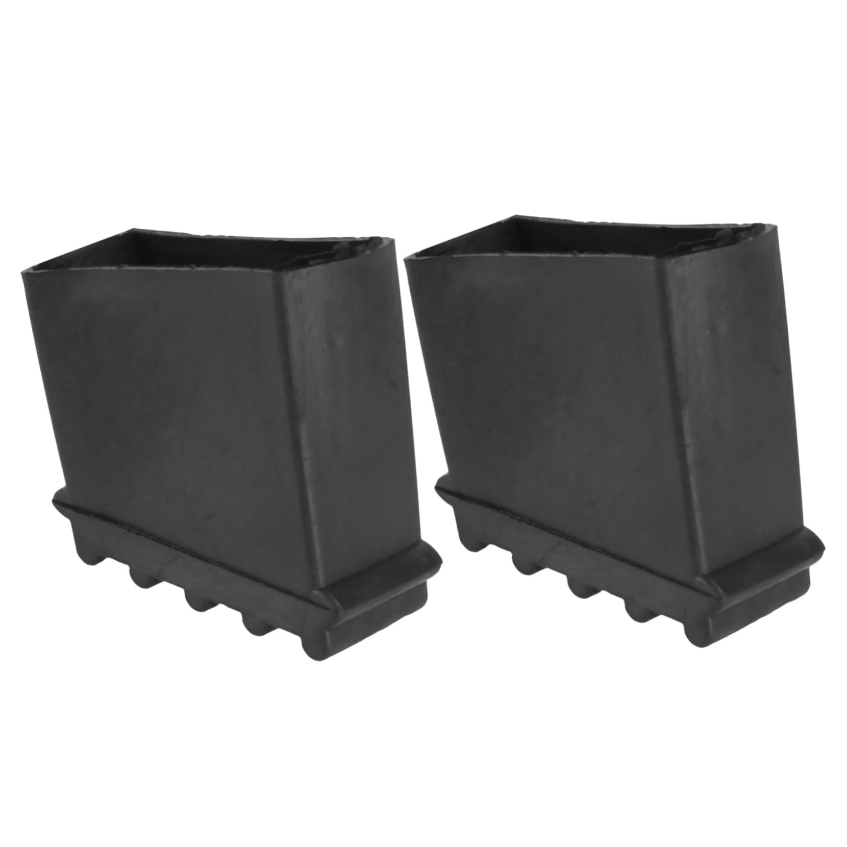 ANDRESLAD Ladder Foot Covers 2 Pack Non-Slip Rubber Ladder Feet Pads Replacement Accessories for Step Ladders Secure Grip Stability Durable 1.97X1.97X0.98In