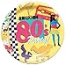 Creative Converting WM424473 Awesome 80s Party Dinner Plates, 8 ct.