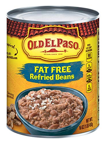 Old El Paso Fat Free Refried Beans, 16 Ounce