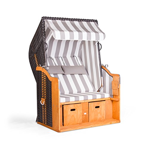 Vanage - Tumbona de Playa, de Pino, semireclinable