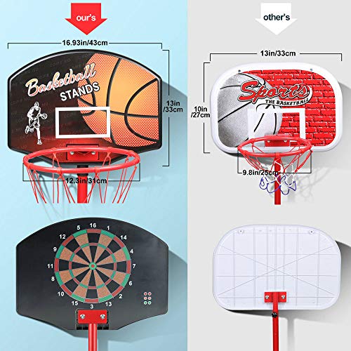 KAMDHENU - Cerchio da basket per bambini, con
