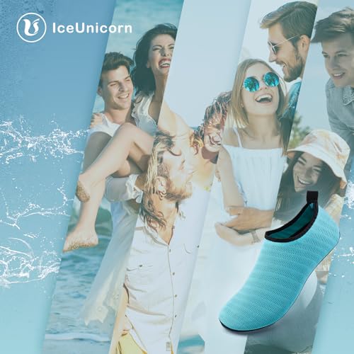 Image of IceUnicorn Water Shoes Men Women Beach Swim Aqua Barefoot Socks Pool Quick Dry Yoga