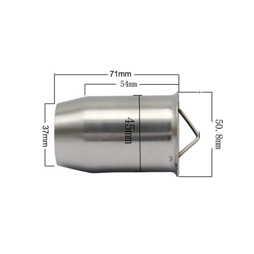 Insert Silencieux DB Killer Universel 51 Mm - Acier Inoxydable - Pour Pot D'échappement Moto - Réduction Bruit