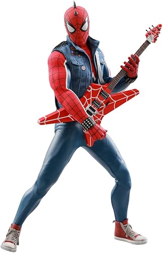 Hot Toys Marvel's Spider-Man VGM32 Spider-Man (traje Spider-Punk) escala 1/6 de 12 pulgadas