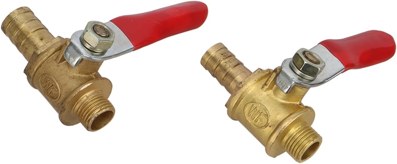 Generic Utility Hose Butt Hose Connector Adapter Garden Irrigation Garden 1/8"" Threaded Brass Ball Valve Application, Garden Irrigation, Aquatic Supplies, Pipe Connection, Etc. 1 Piece/Grey, Gray