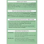 L'Oreal Paris Skincare Pure Clay Face Mask with Red Algae for Clogged Pores to Exfoliate And Refine Pores, Clay Mask, at home face mask, 1.7 oz. - Image 3