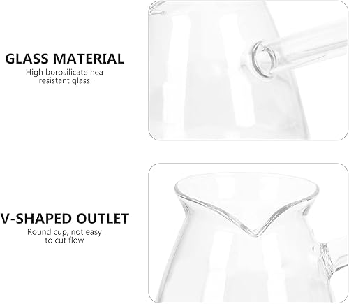 Miniatura 8 de Zerodeko Classics - Cafetera turca de vidrio de borosilicato, tetera Jazzva Cezve Briki resistente al calor, calentador de leche para chocolate