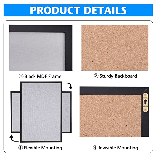 Bulletin Board 24 X 36 Inch, Notice Pin Cork Board With Grey Canvas Wall Mounted, Memo Photo Picture Hanging Corkboard Message Vision Board For Home Office School #TOP3