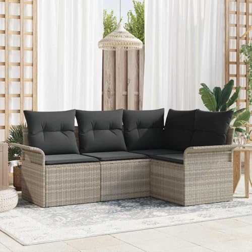 Canapé en rotin avec rangement intégré pour optimiser votre terrasse - 3