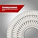 VOHALO Coil Guitar Cable 32 Feet/10M Instrument Coiled Curly Cord for Guitar Bass 1/4 inch Right Angle to Straight White