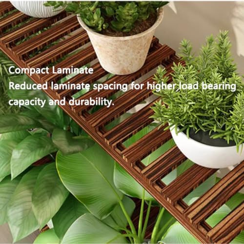 Support de plantes en bois pour surélever vos pots et optimiser les angles vides