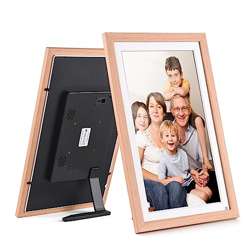 Cadre photo numérique WiFi 15,6 pouces HUIOP avec écran tactile IPS 1920x1080 et cloud mural