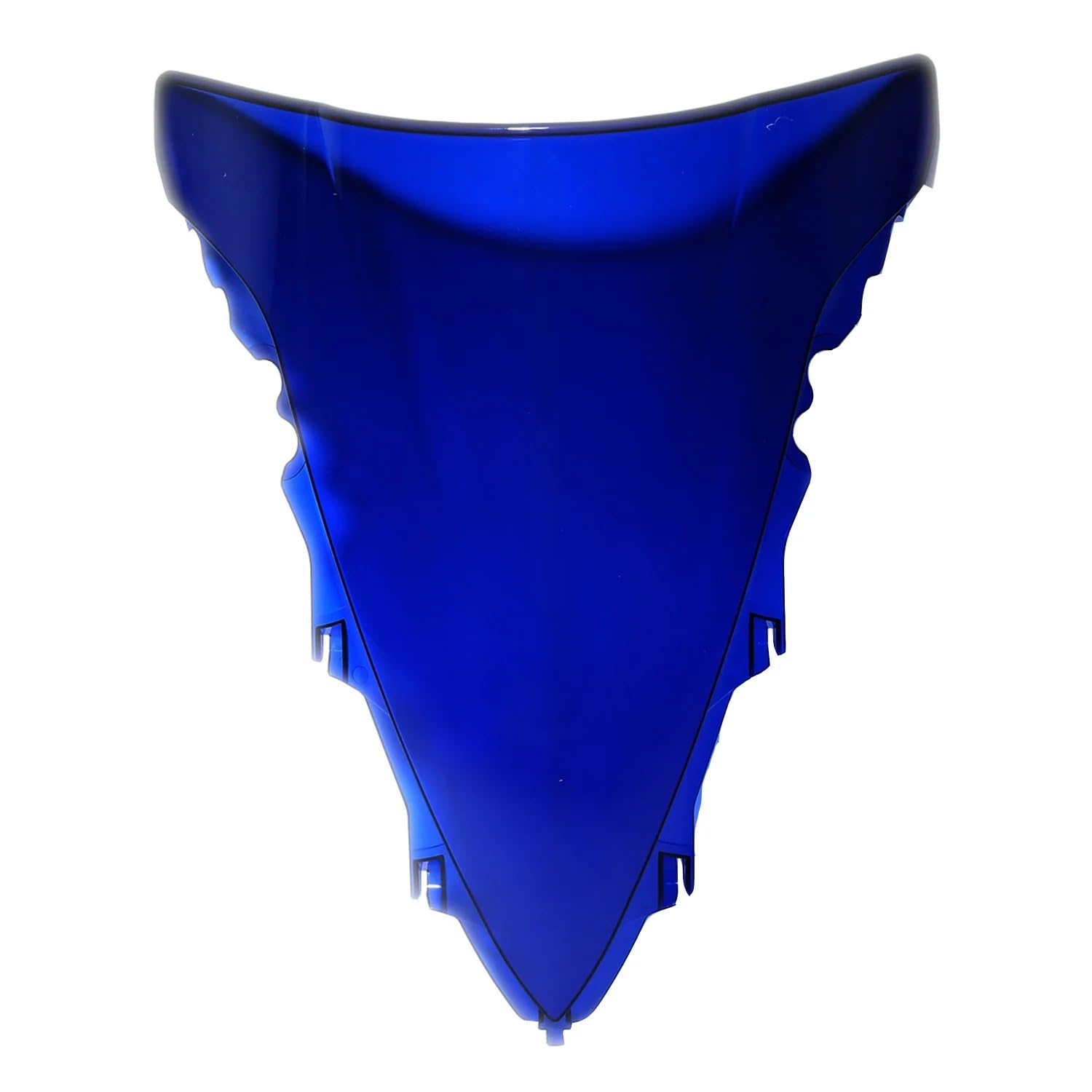 Pare-brise moto ABS double bulle YZF 1000 R1 bleu finition premium