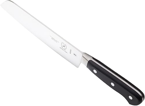 Miniatura 88 de Cuchillo de chef, Mercer Culinary Renaissance, forjado de 8 pulgadas, Cuchillo para pan, de 20.32 cm, 8", Negro