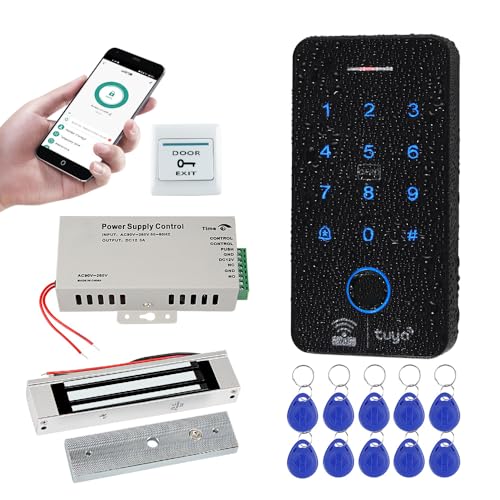 FUSYTULY WiFi Tuya APP Sistema Controllo Accessi IP68 Tastiera Biometrica