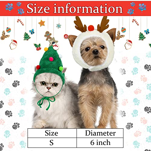 Sombrero Navideño para Perros y Gatos Xuniea Verde S miniatura 3