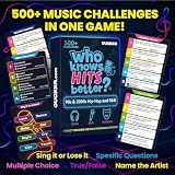 QUOKKA Who Knows Hits Better? 500+ Questions Music Games – 90s & 2000s Hip-Hop & R&B Edition – The Ultimate Music Trivia Challenge for Adult & Family Party Games – Fun Karaoke & Singing Game Night
