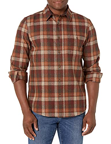 Pendleton Men s Long Sleeve Classic Fit Trail Wool Shirt, Original Surf Plaid, LG