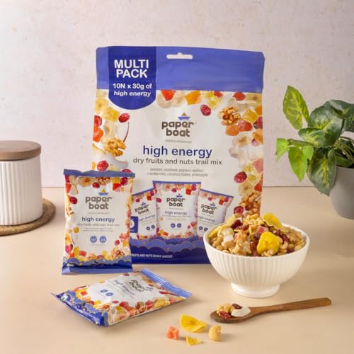 Image of Paper Boat High Energy Dry Fruits & Nuts Trail Mix (Pack of 10)