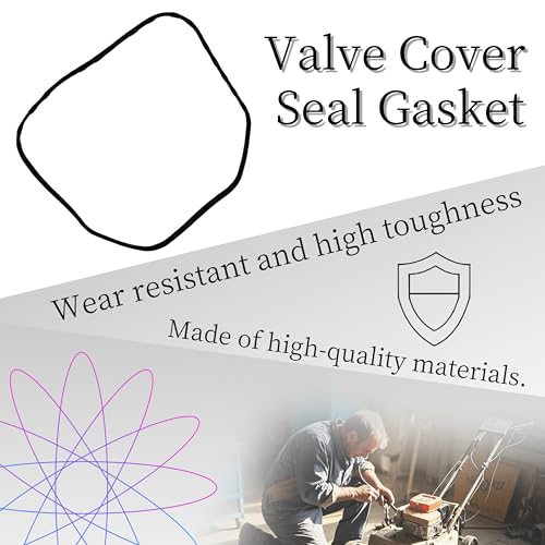 Image of Valve Cover Seal Gasket,Compatible with Kohler CH18,CH22-66557,CH18-62654,CH22 Mower Replace 24-153-23-S, 24 153 23-S, 24-153-16-S,24-153-12 (2pcs, Black)