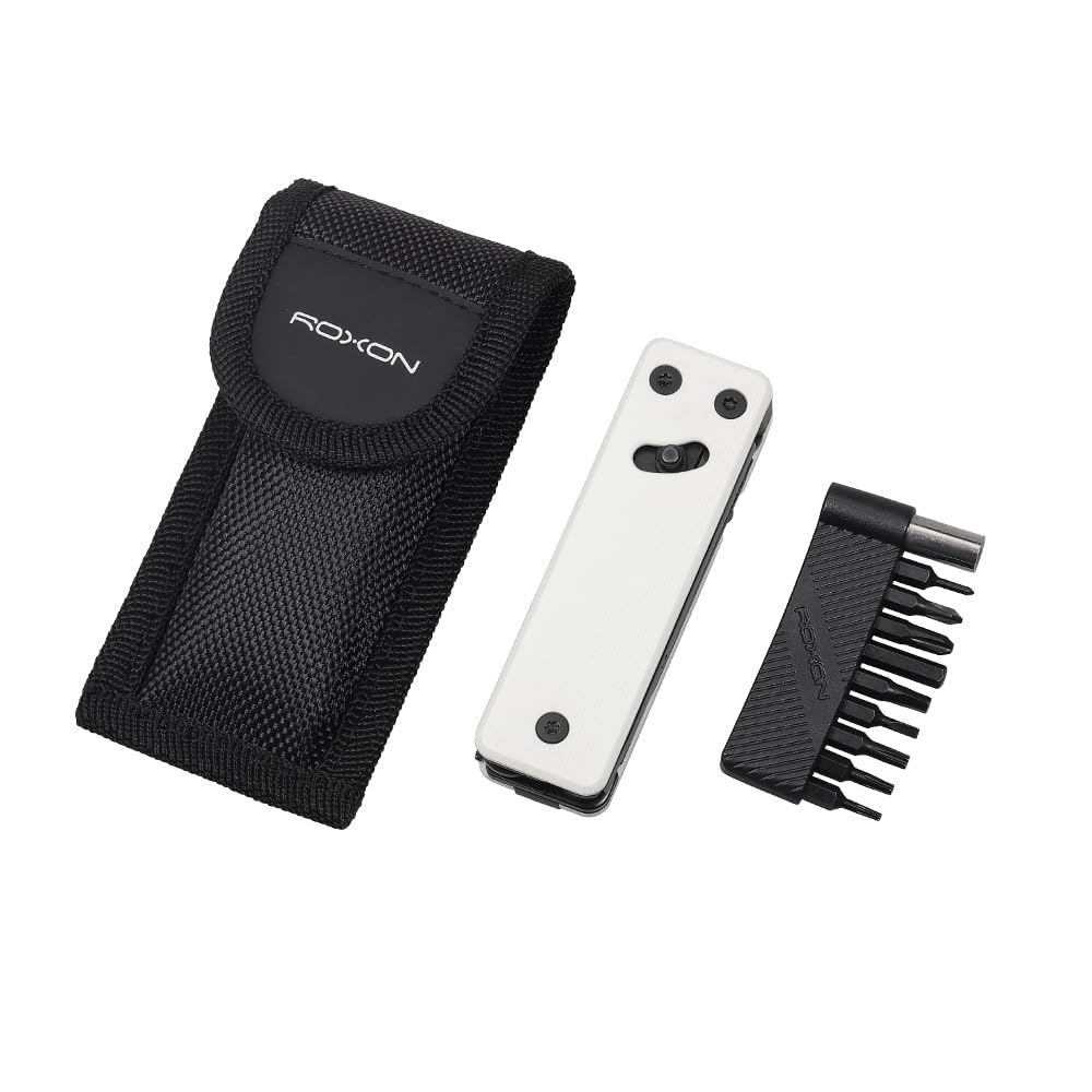 ROXON KS2E NOIR BLANC - Navaja multifuncional con tijeras grandes