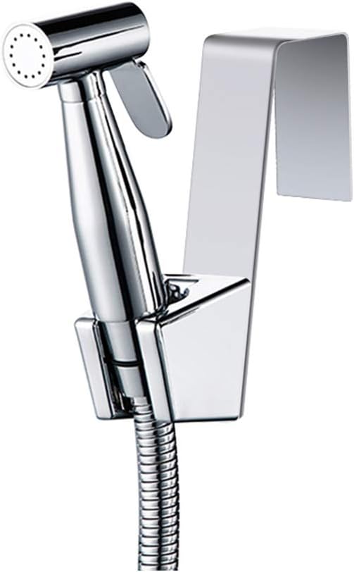 Stainless Steel Sprayer Kit Toilet Handheld Bidet Spray Kit with Hose and Bracket Holder for Toilet Cleaning, Cloth Diaper Cleaning, Washing Floor and Mop, Bathing The Pet and Personal Hygiene