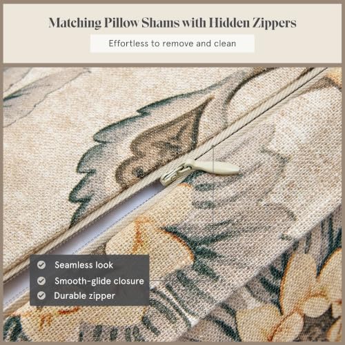 Image of HiEnd Accents Penrose 3 Piece Queen Washed Linen Blend Comforter Set