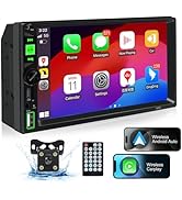 Amazon.com: Double Din Car Stereo with Bluetooth,7 Inch