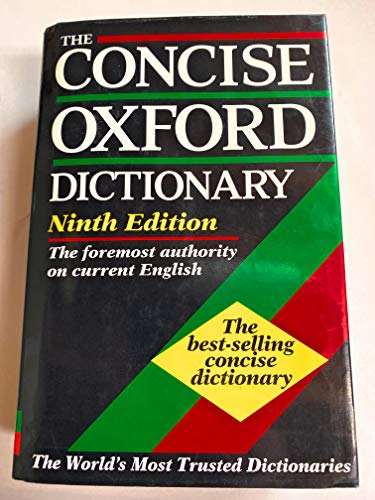 The Concise Oxford Dictionary (Diccionario Oxford Concise)