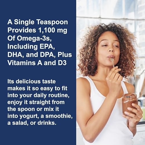 image for Carlson - Cod Liver Oil, 1100 mg Omega-3s, Liquid Fish Oil Supplement,