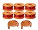 FEXEVON 6 Pack Rasentrimmer Faden kompatibel mit alle 20V Rasentrimmer WG180 WG163 WA0010 mit 2 Kappen (3m Länge, ⌀1,65 mm Fadenspule) Pack 3 günstig Kaufen-FEXEVON 6 Pack Rasentrimmer Faden kompatibel mit alle 20V Rasentrimmer WG180 WG163 WA0010 mit 2 Kappen (3m Länge, ⌀1,65 mm Fadenspule)