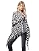 Billabong Juniors Liv It up Plaid Sweater with Fringe