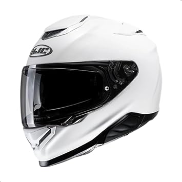 HJC RPHA 71 Solid Motorcycle Helmet with HJ-40 Pinlock Shield, DOT Approved White, X-Small