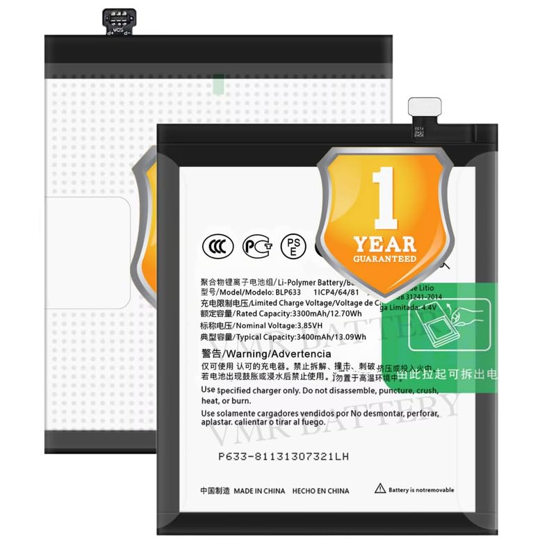 Image of Original BLP633 Battery Compatible for OnePlus 3T (A3003, A3010) - (3400mAh) - 1 Year Warranty K7