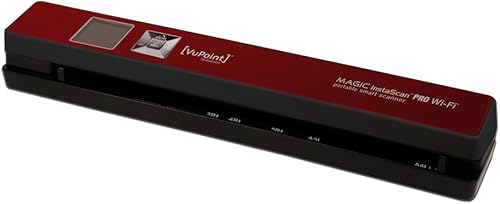 Scanner para fotos, portátil, Rojo