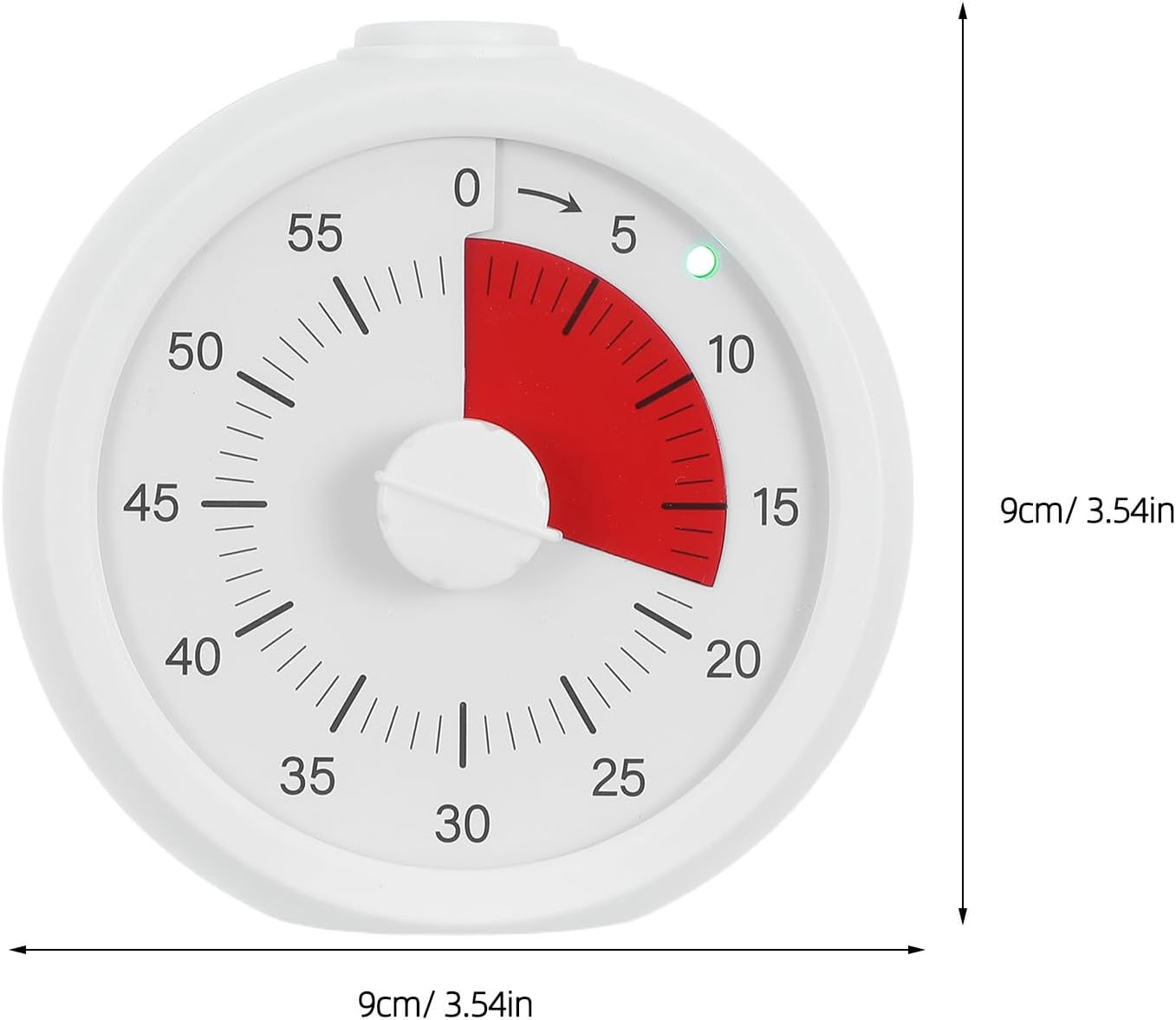 Kitchen Countdown Silent Visual 60-Minute Timer Mechanical image 2